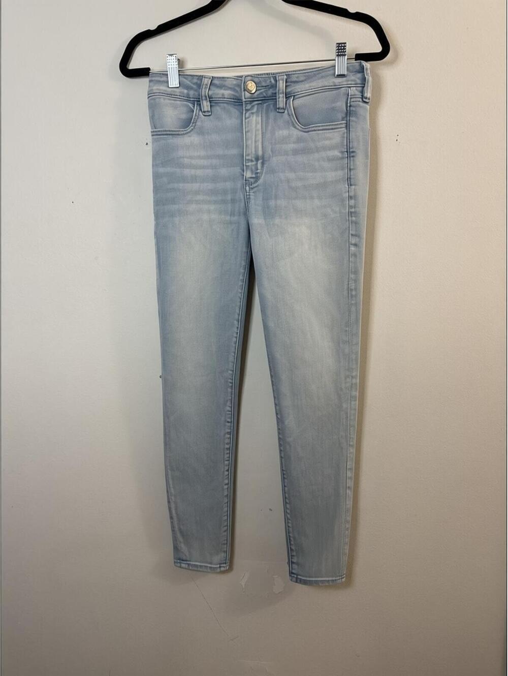 American Eagle Next Level Stretch Hi-Rise Jegging Jeans Women’s Light Wash